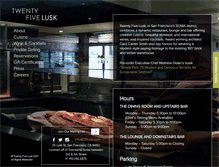 Tablet Screenshot of 25lusk.com